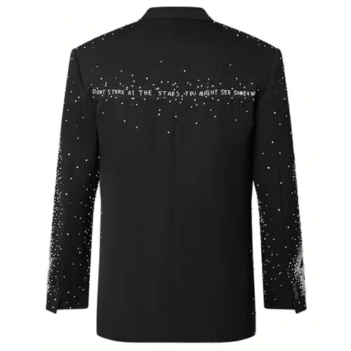 1A9T2O Pearl embroidered jacket