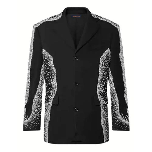 1A9T2O Pearl embroidered jacket