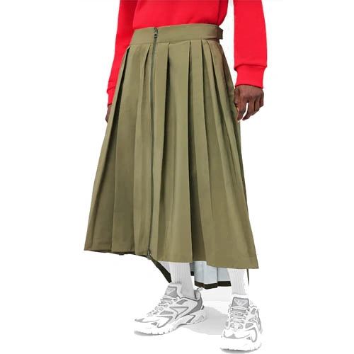1A9T9J A pleated skirt