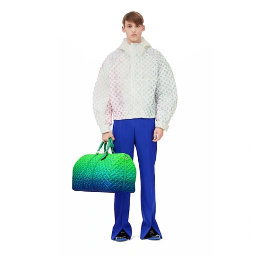1A9UGS Gradient mesh tunic jacket