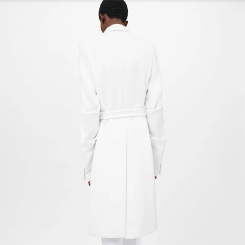 1A9UKK Buckle detail lacing coat