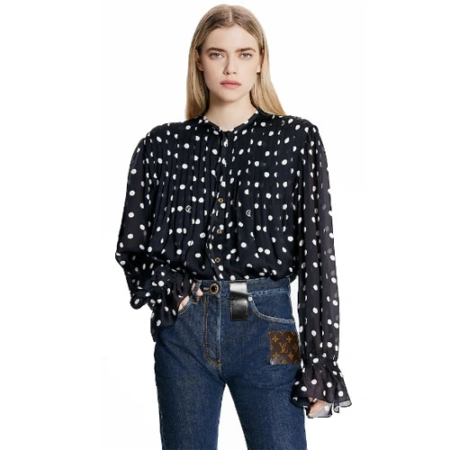1A9W7N PATCH STRAIGHT CUT JEANS