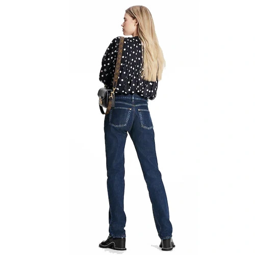 1A9W7N PATCH STRAIGHT CUT JEANS
