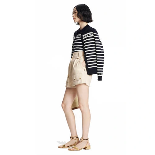 1A9XH5 Nautical stripe cardigan