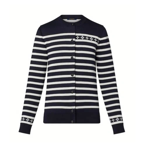 1A9XH5 Nautical stripe cardigan