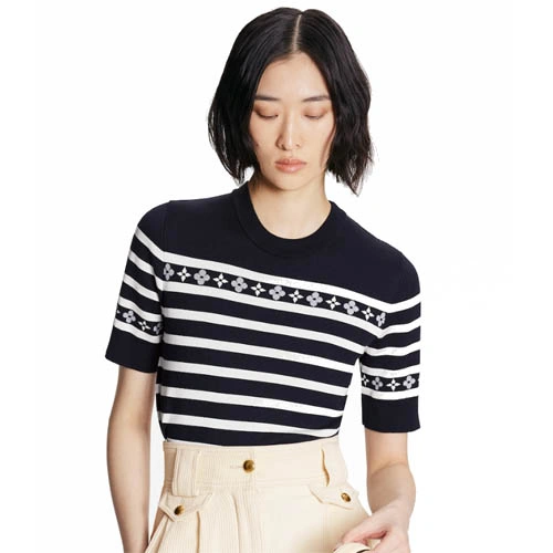 1A9XHC Nautical stripe knit