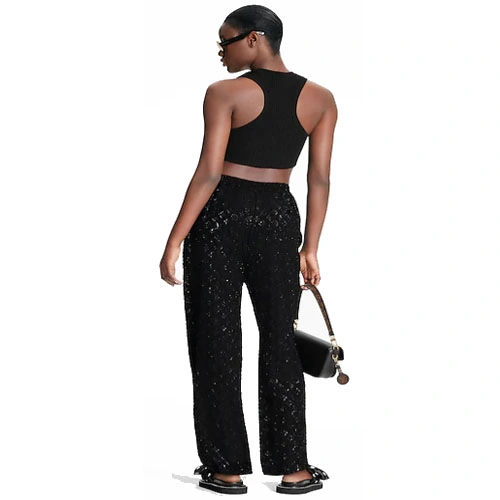 1A9XSS MONOGRAM SPARKLE LOUNGE PANTS