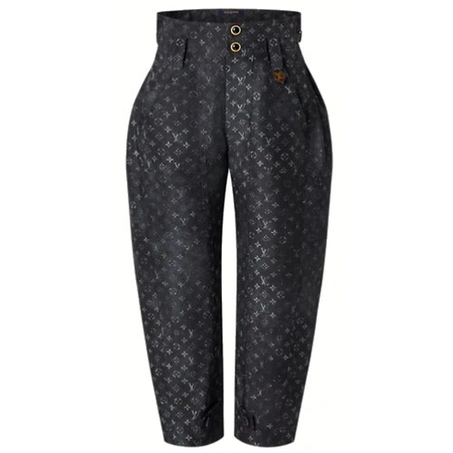 1A9XVD MONOGRAM CLOUD CROPPED PANTS