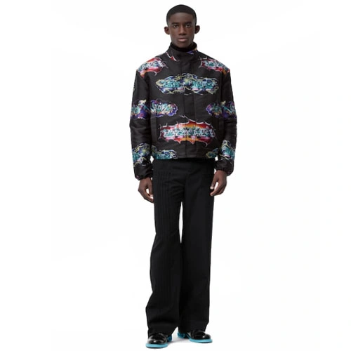 1AA4NA Louis Vuitton graffiti tunic jacket