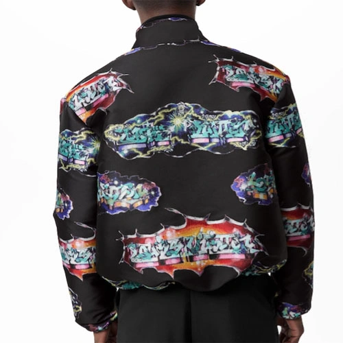 1AA4NA Louis Vuitton graffiti tunic jacket