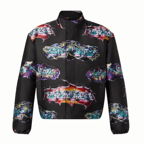 1AA4NA Louis Vuitton graffiti tunic jacket