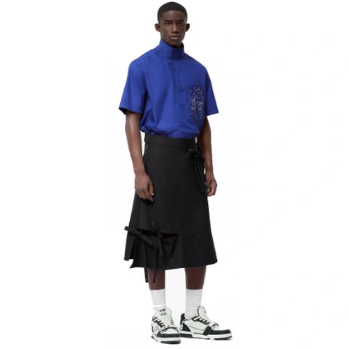 1AA4PS Pocket detail half skirt
