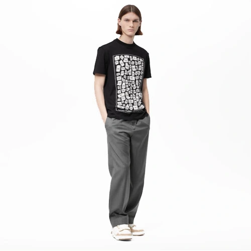 1AA4R1  Traditional hardbox pattern T-shirt