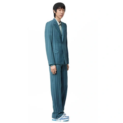 1AA7BV DAMIER striped hookup jacket