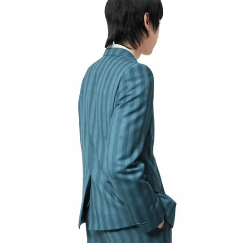 1AA7BV DAMIER striped hookup jacket