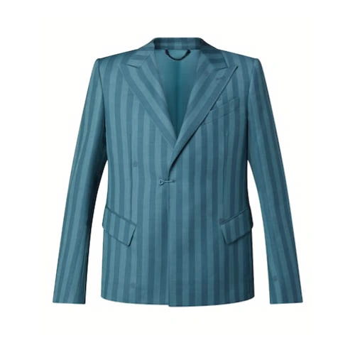 1AA7BV DAMIER striped hookup jacket