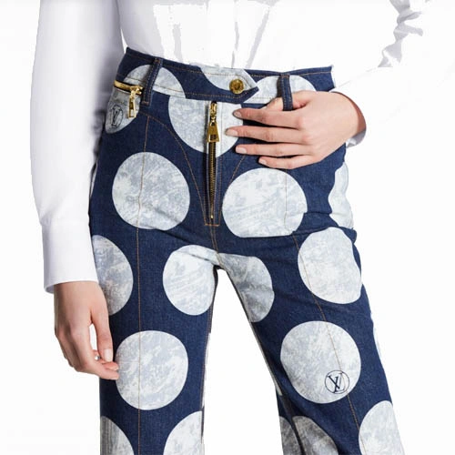 1AA90N Polka dot moon jeans