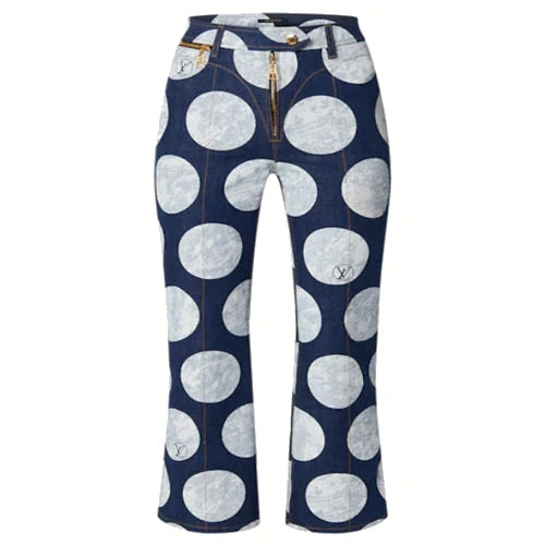 1AA90N Polka dot moon jeans