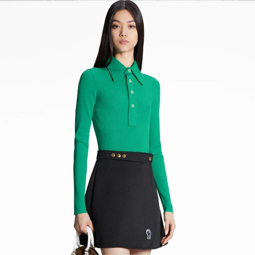 1AA91G Wrap mini skirt