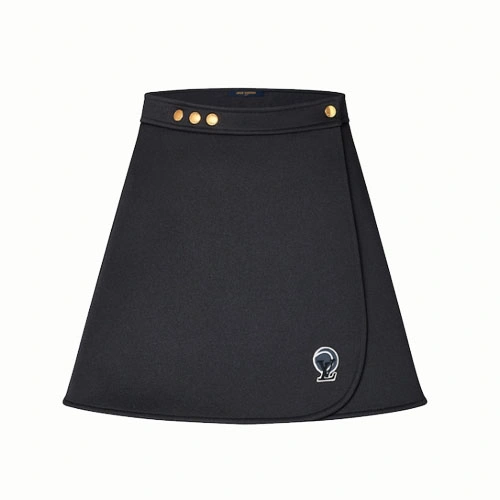 1AA91G Wrap mini skirt