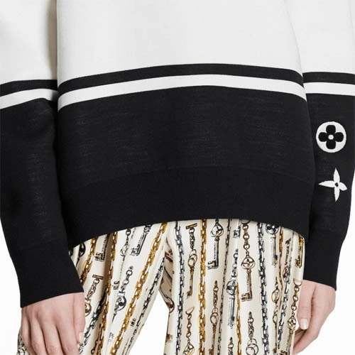 1AA96B Zipper detail knit