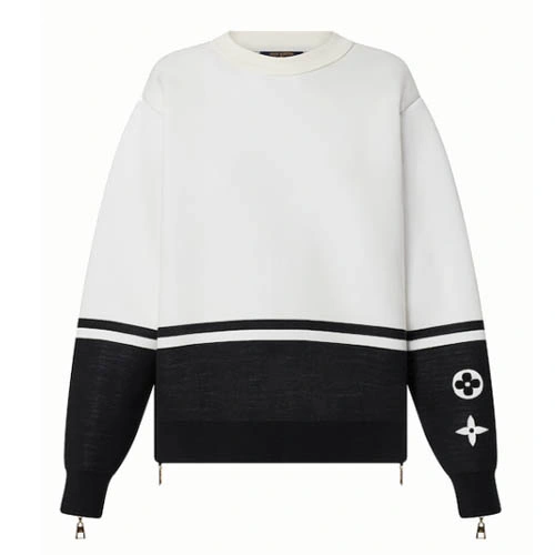 1AA96B Zipper detail knit