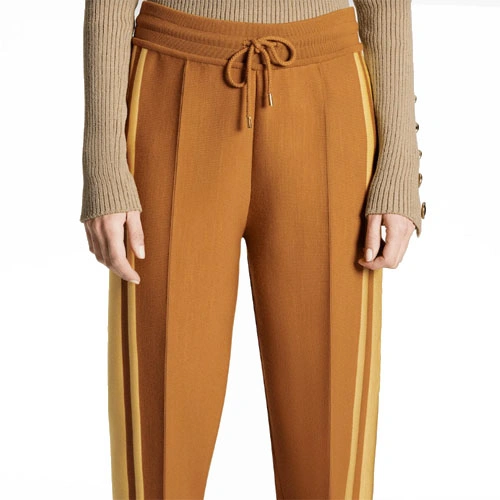 1AA972 BLOCK KNIT JOGGING PANTS