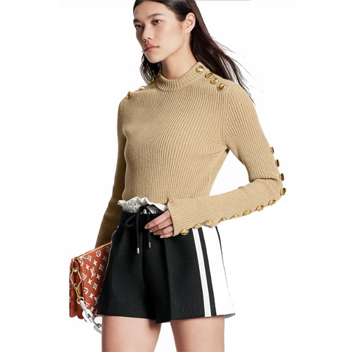 1AA97B TROMPE L OEIL MINI SHORTS