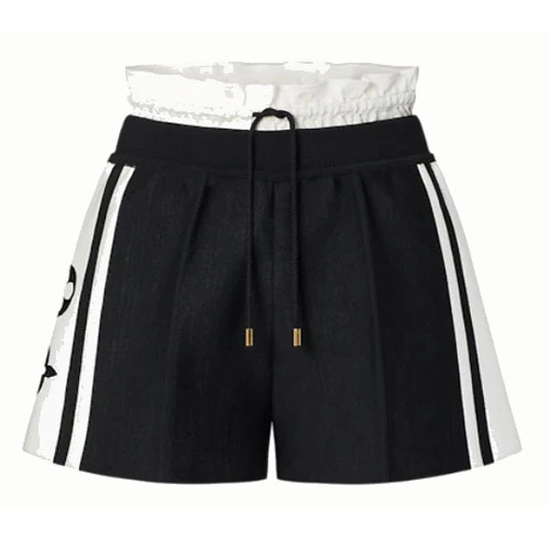 1AA97B TROMPE L OEIL MINI SHORTS