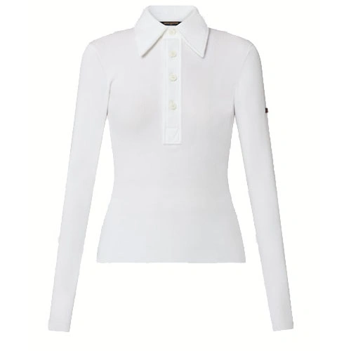 1AA99T Long sleeve polo shirt