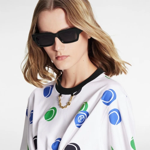1AAAA1 Tennis print tie