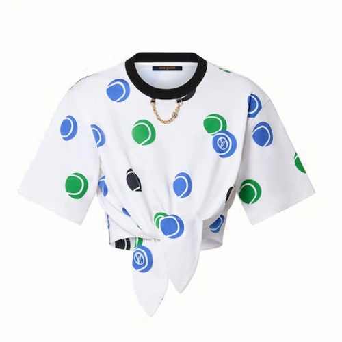 1AAAA1 Tennis print tie