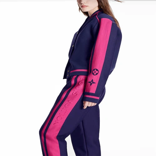 1AAANL BLOCK KNIT JOGGING PANTS