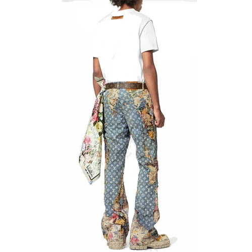 1AAGQQ Shabby carpenter style flared jeans