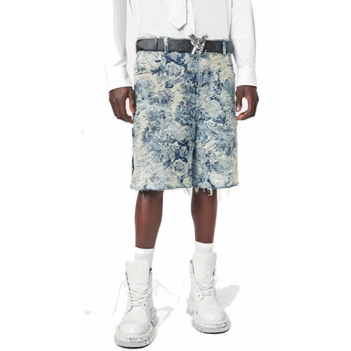 1AAGTA Carpenter style jean shorts