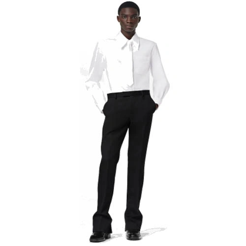 1AAGV8 Close-fitting zipper trousers