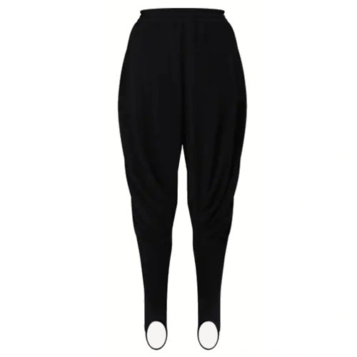 1AALBZ DRAPED CASHMERE JODHPURS