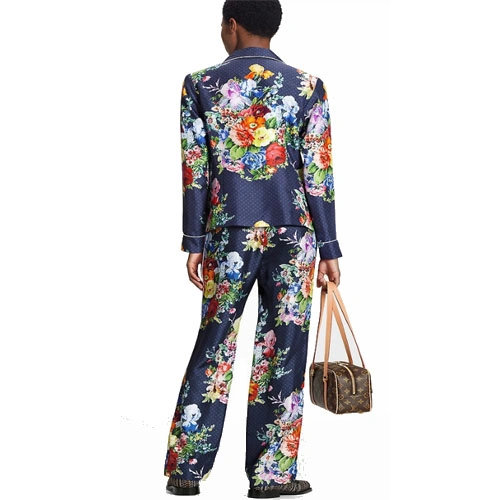 1AALUC VINTAGE FLOWER PAJAMA PANTS