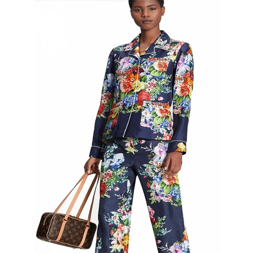 1AALUC VINTAGE FLOWER PAJAMA PANTS
