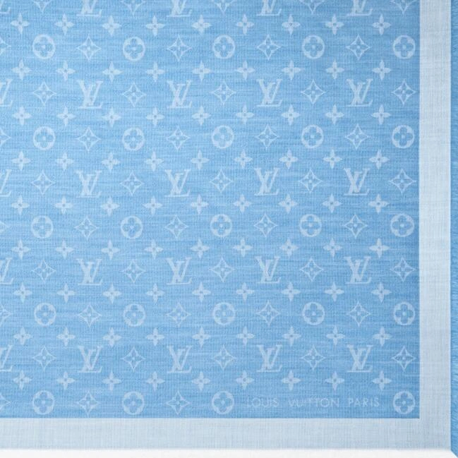 Chine Monogram Shawl M77005