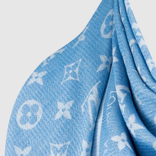 Chine Monogram Shawl M77005