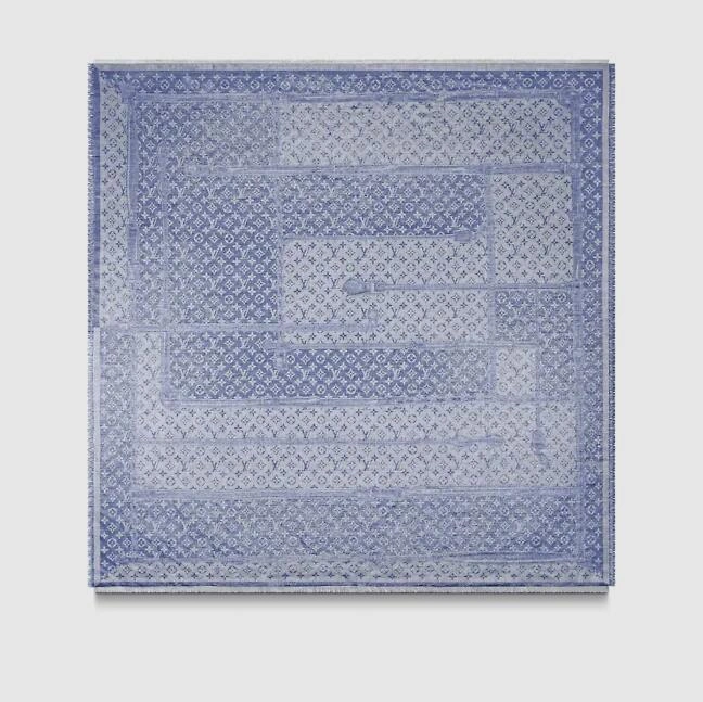 Denim Confidential Monogram Shawl M76691