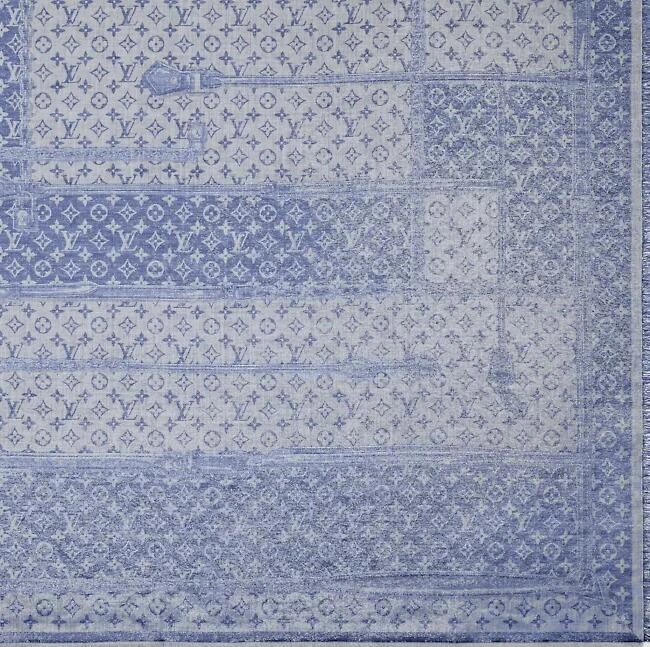 Denim Confidential Monogram Shawl M76691