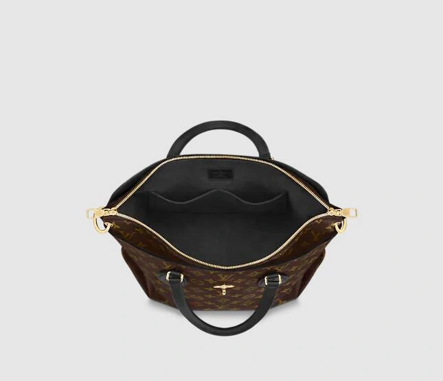 FLOWER ZIPPED TOTE MM M44347