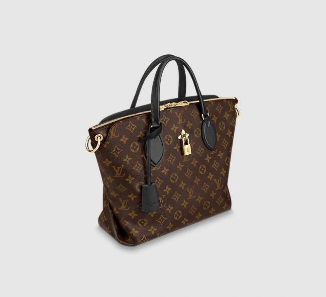 FLOWER ZIPPED TOTE MM M44347