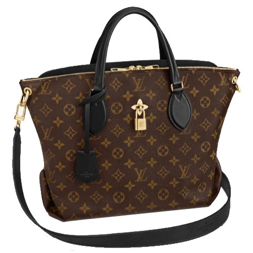 FLOWER ZIPPED TOTE MM M44347