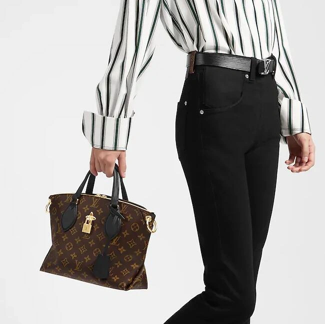 FLOWER ZIPPED TOTE PM M44351