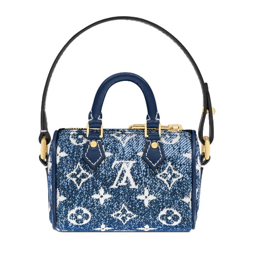 M00546 Micro Speedy Denim Bag Charm