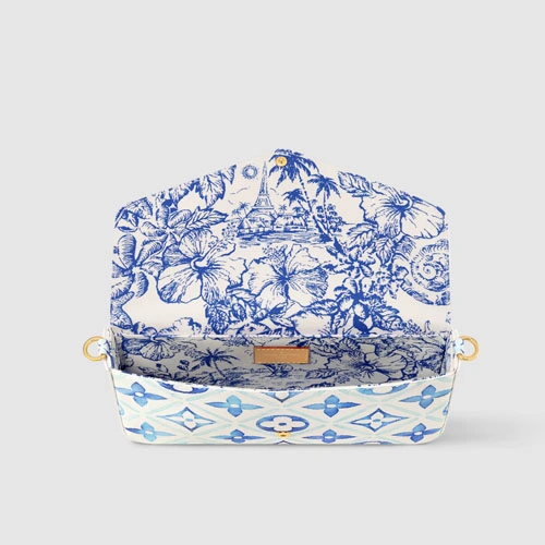 M11459 Felicie Pochette Lagoon Blue