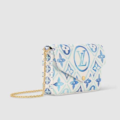 M11459 Felicie Pochette Lagoon Blue